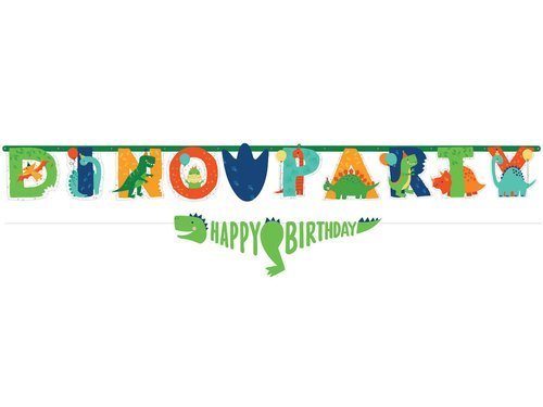 Letterbanner Dino-Mite - 230 cm - 1 pc