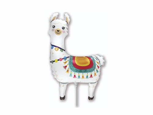 Llama Foil Balloon 36 cm - 1 pc