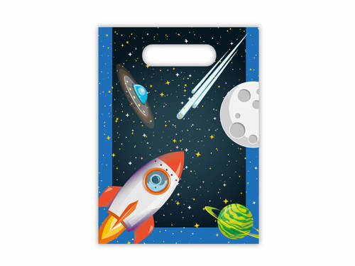 Loot bags Rocket Space - 6 pc