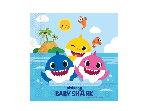 Lunch napkins Baby Shark - 33 cm - 20 pcs