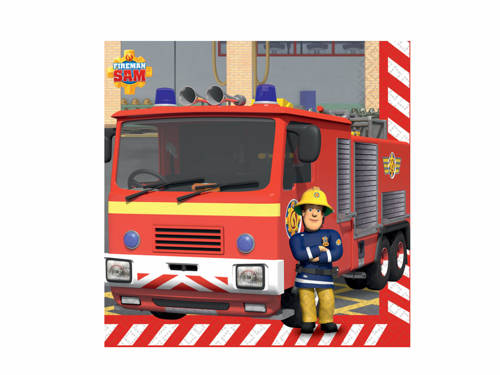 Lunch napkins Fireman Sam - 33 cm - 16 pcs