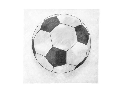 Lunch napkins Football - 33 cm - 20 pcs