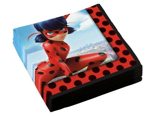 Lunch napkins Miraculous - 33 cm - 20 pcs