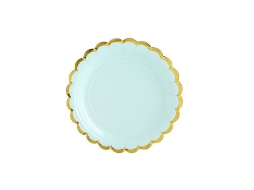 Lunch plates light mint - 18 cm - 6 pcs