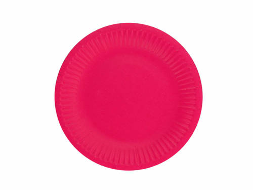 Magenta Paper Plates - 18 cm - 6 pcs