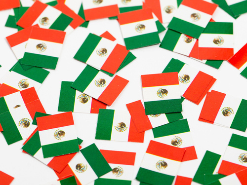 Mexico Flag Confetti - 150 pcs