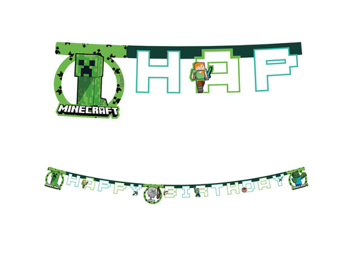 Minecraft Banner - 1 pc