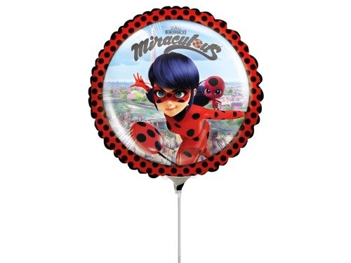 Mini Shape Miraculous Foil Balloon - 23 cm - 1 pc