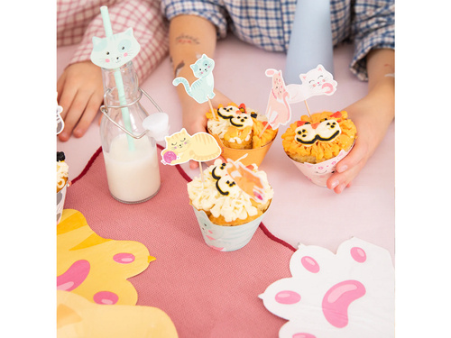 Muffin wrappers Cat's - 6 pcs