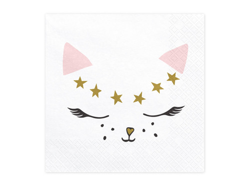 Napkins Cat - 33 x 33 cm - 20 pcs