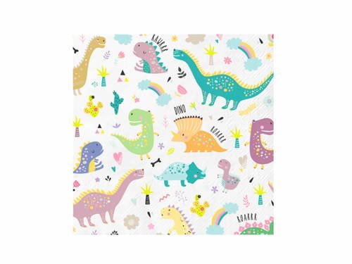 Napkins Dinosaur - 33 cm - 10 pcs