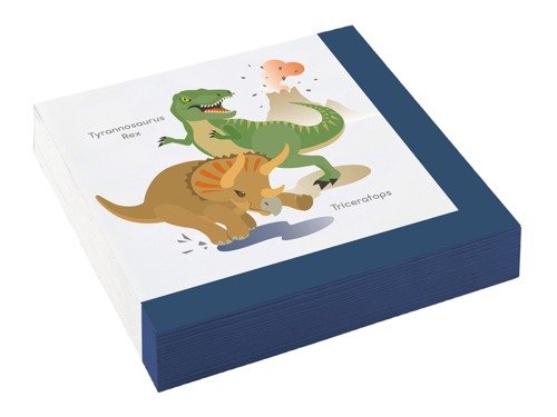 Napkins Happy Dinosaur - 33 cm - 20 pcs