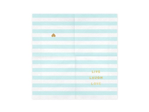 Napkins Live Laugh Love - 33 cm - 20 pc