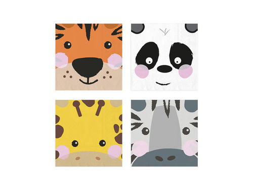 Napkins Safari- 33 cm - 20 pcs