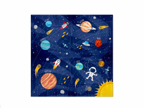 Napkins Space - 33 cm - 10 pcs