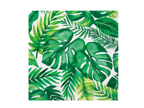 Napkins Tropical Leaves - 33 cm - 16 pc