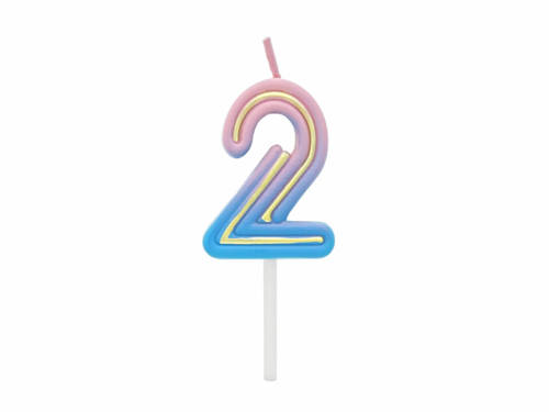 Neon Candle no 2 - 1 pc