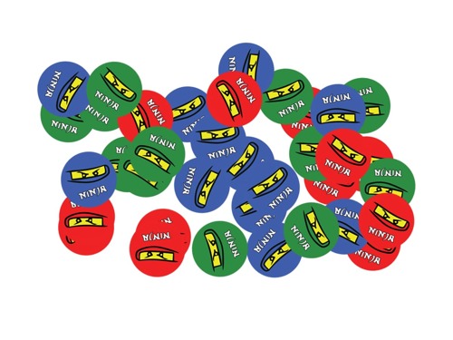 Ninja Confetti - 36 pcs