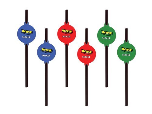 Ninja straws - 6 pcs