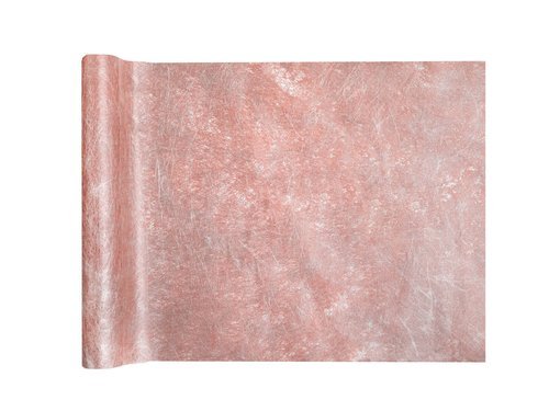 Non woven polyester table runner rose gold