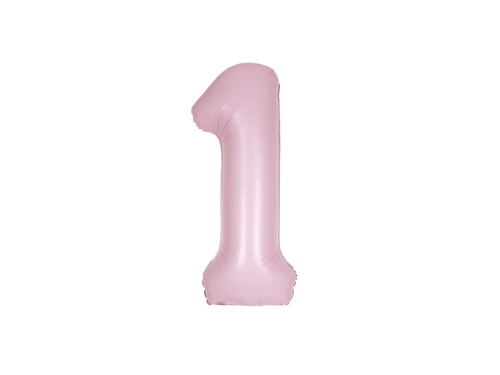 Number 1 Lovely Pink Foil Balloon - 86 cm - 1 pc