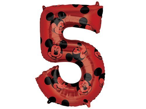 Number 5 Balloons SuperShape Foil Balloon - 45 cm x 66 cm - 1 pc