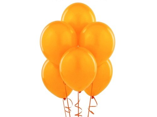 Orange pastel balloons - 11'' - 100 pcs.