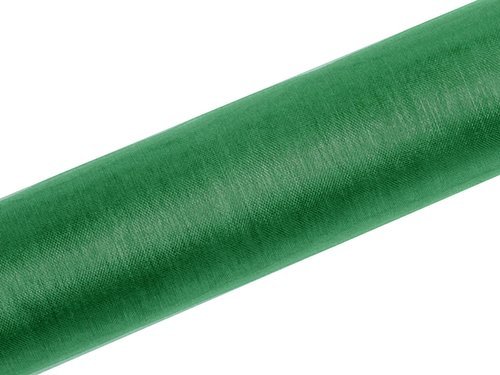 Organza 0,16 x 9 meters, emerald green