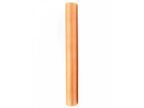 Organza 0,36 x 9 meters, plain, salmon