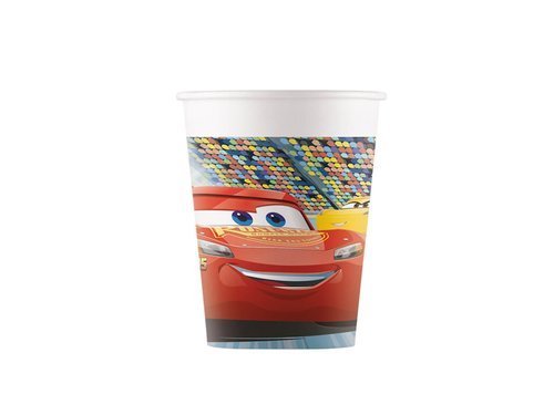 Paper Cups Cars 3 - 200 ml - 8 pcs