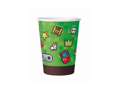 Paper Cups Game on - 200 ml - 6 pcs