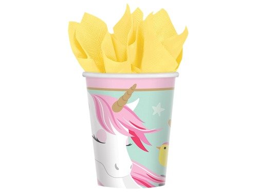 Paper Cups Magical Unicorn - 250 ml - 8 pcs