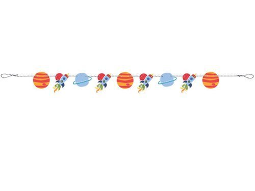 Paper Cut Out Banner Outer Space - 152 cm - 1 pc