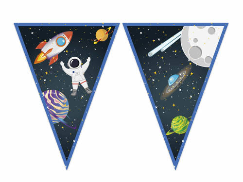 Paper Flag Banner - 1 pc