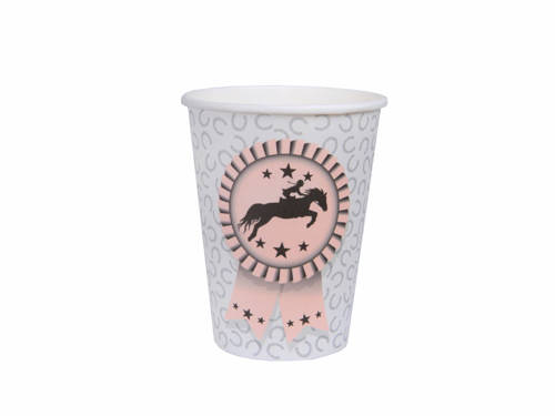 Paper Horse riding Cups - 270 ml - 10 pcs