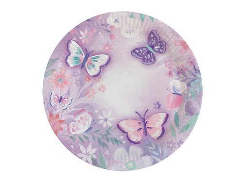 Paper Plates Butterfly - 8 pcs