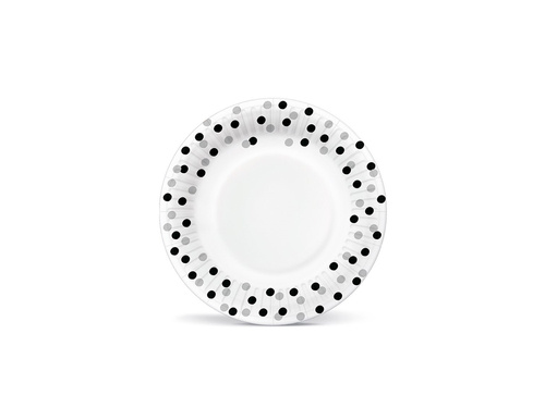 Paper Plates Confetti - 18 cm - 8 pcs