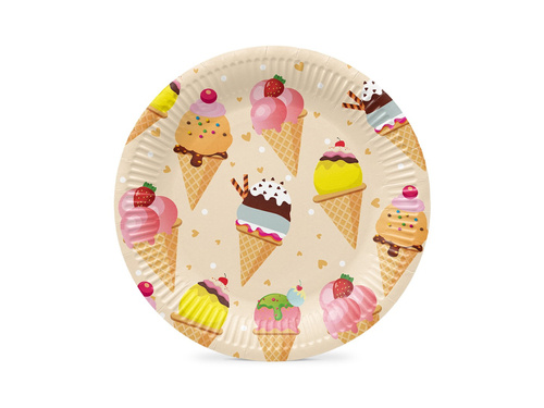 Paper Plates Ice dream - 23 cm - 8 pcs