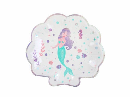 Paper Plates Mermaid - 22,7 cm - 10 pcs