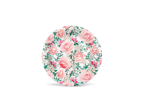 Paper Plates Roses - 18 cm - 8 pcs