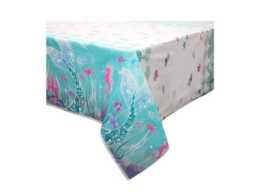 Paper Tablecover Mermaid - 1 pc