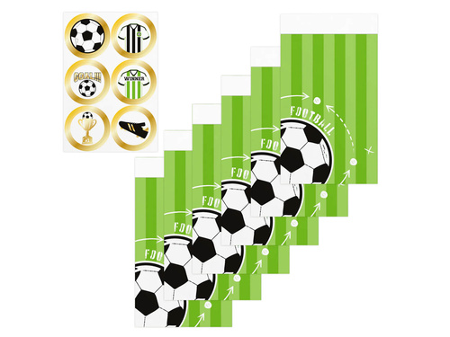 Paper bags Football - 6 pcs
