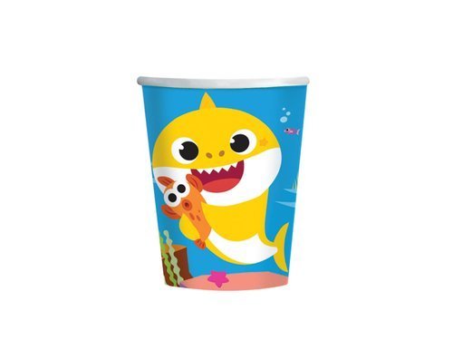 Paper cups Baby Shark - 250 ml - 8 pcs