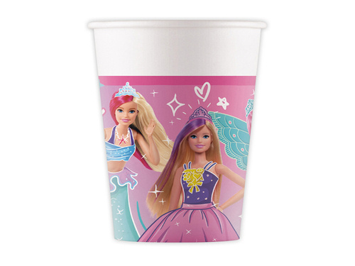 Paper cups Barbie Fantasy - 200 ml - 8 pcs