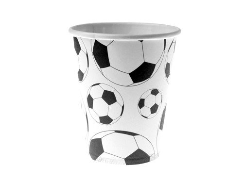 Paper cups Soccer Party - 10 pcs