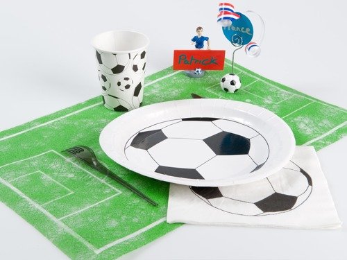 Paper cups Soccer Party - 10 pcs