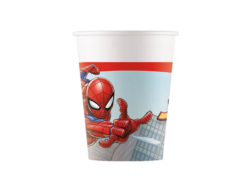Paper cups Spiderman - 200 ml - 8 pcs