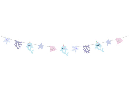 Paper garland, 100 cm, 1 pc