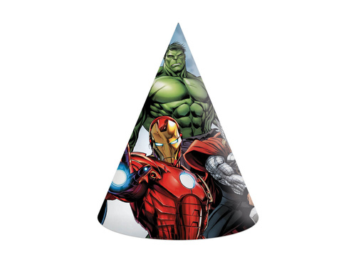 Paper hats Avengers - 6 pcs