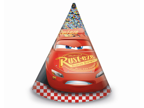 Paper hats Cars 3 - 6 pcs